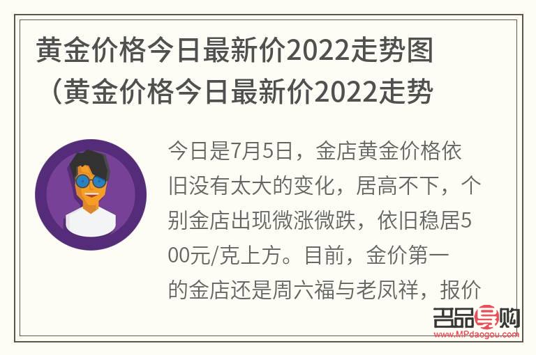黄金期货今日价2022(黄金期货今日价2022年走势)