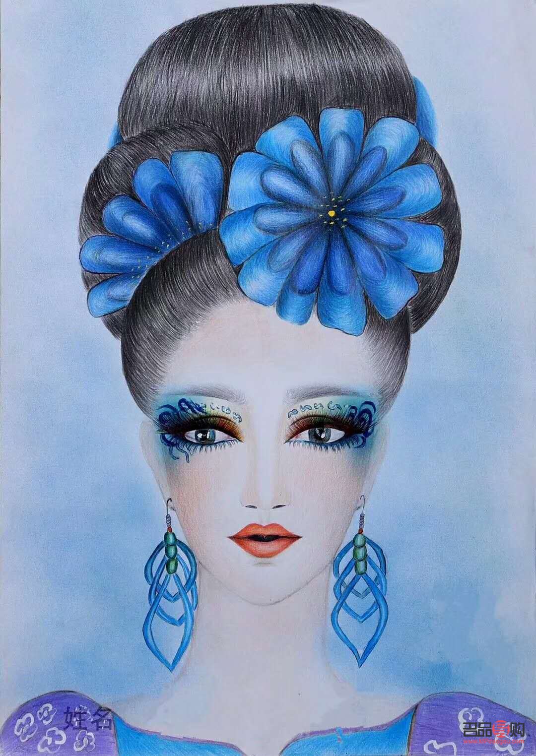 彩妆脸怎么画(彩妆脸怎么画好看)