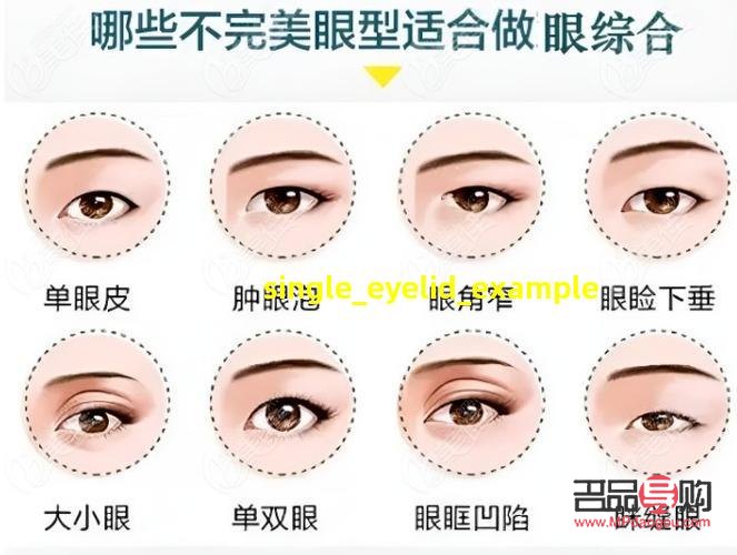 单眼皮眼型的种类图解(单眼皮眼型的种类图解大全)