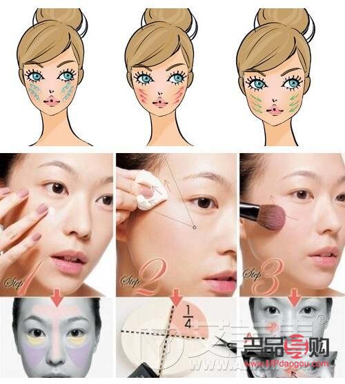 <h3>底妆后的彩妆绘画技巧</h3>