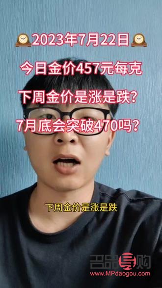 黄金实时行情每克单价(黄金实时行情每克单价是多少)