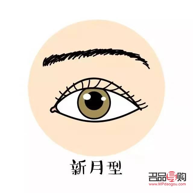 新月双眼皮长什么样子(新月双眼皮特点)