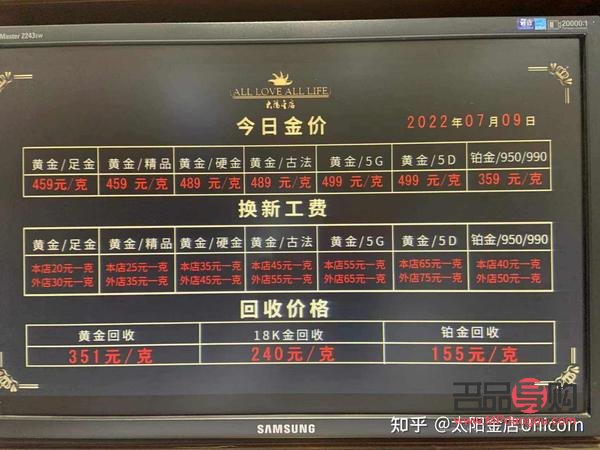 济南太阳金店价格(济南太阳金店回收价格) 济南太阳金店价格(济南太阳金店回收价格)