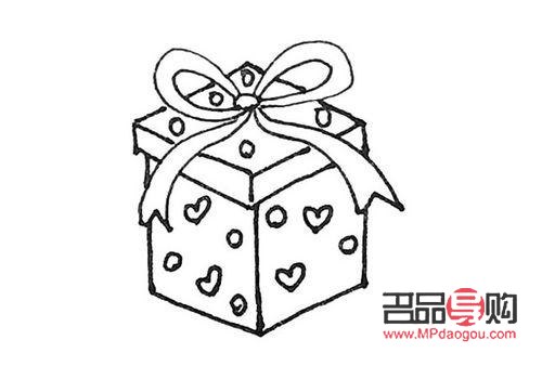 怎么画新年礼物简笔画(怎么画新年礼物简笔画图片)