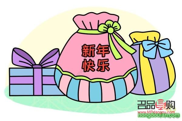 怎么画新年礼物简笔画(怎么画新年礼物简笔画图片)