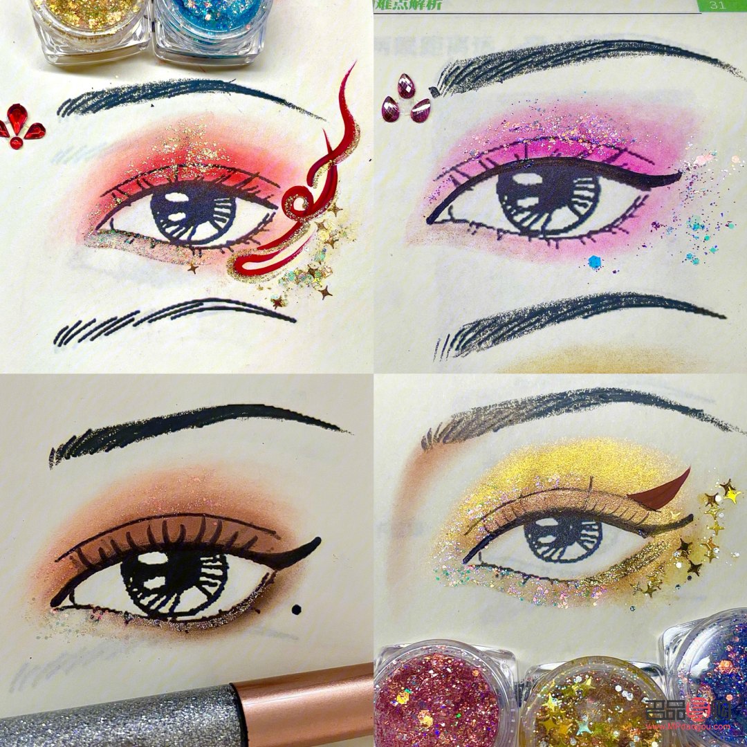 儿童眼妆怎么画好看图片(儿童眼妆怎么画好看图片大全)