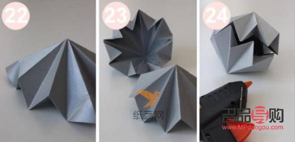 <h3>手把手教你折纸圣诞礼物盒子</h3>