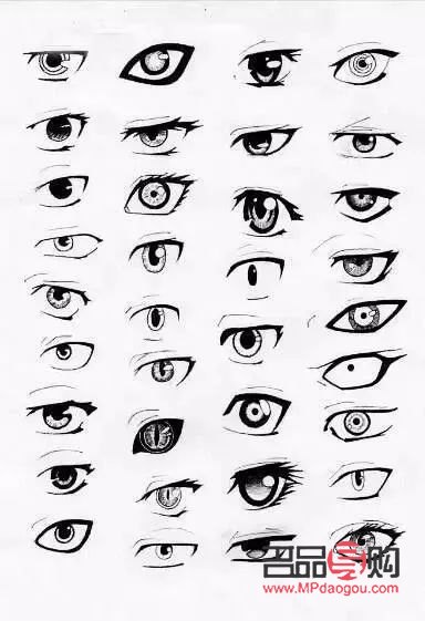 动漫人物眼睛绘画(动漫人物眼睛绘画教程)