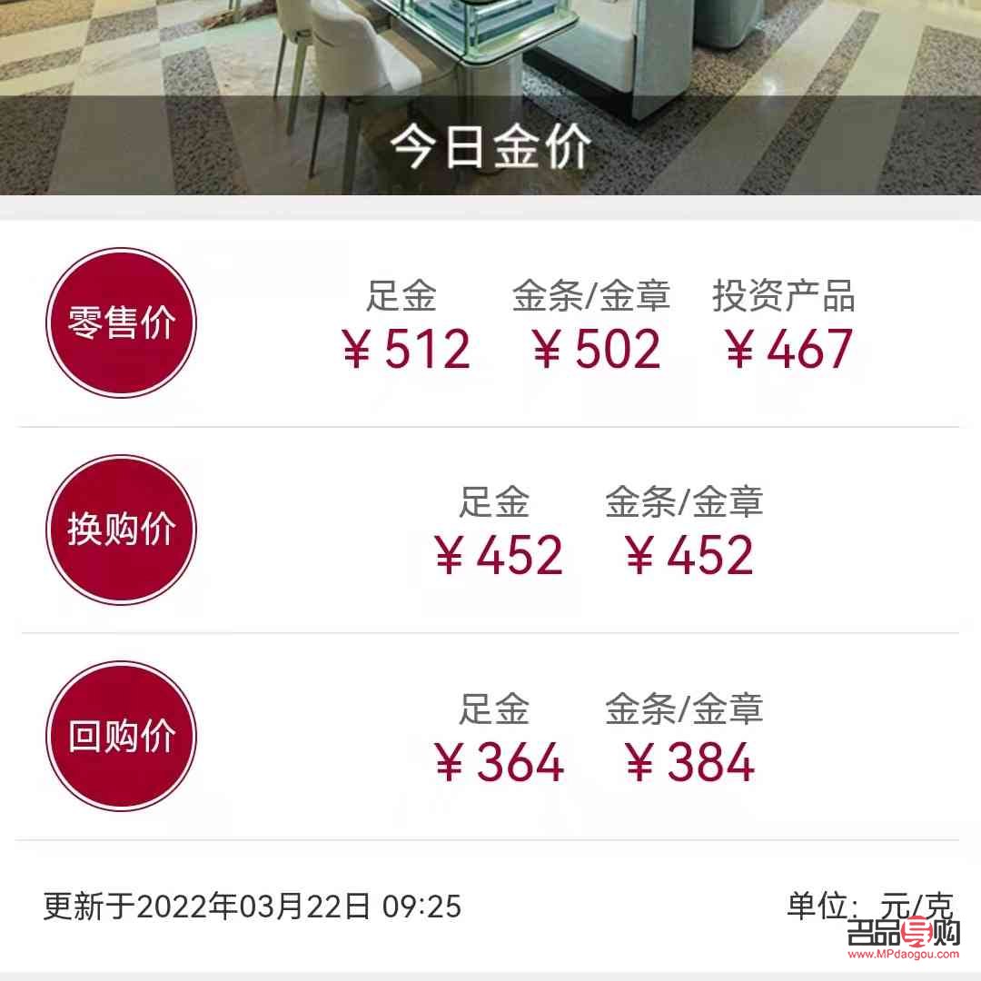 今日黄金回收价多少钱1克(今日黄金回收价多少钱1克?)