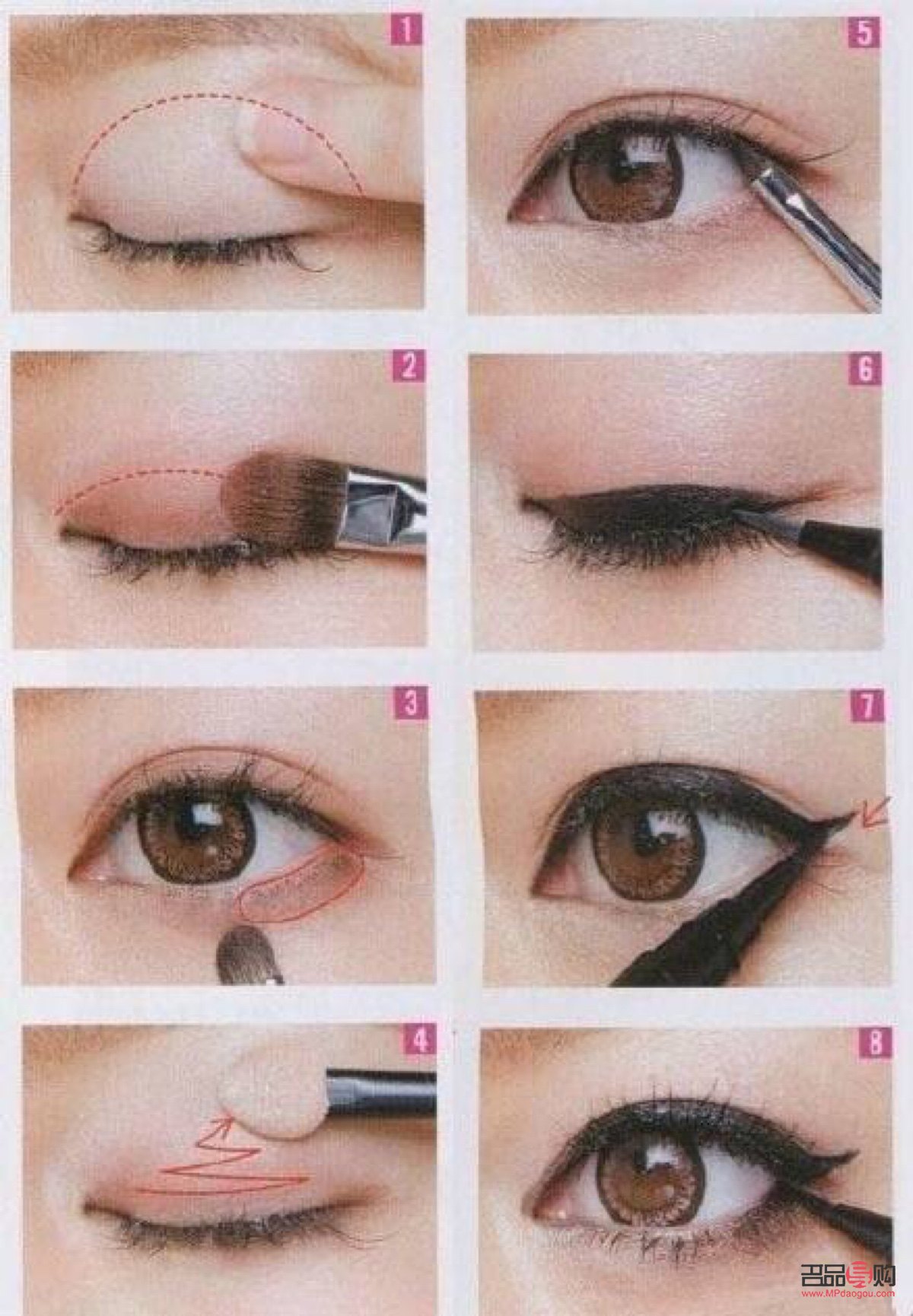 眼线步骤操作方法(眼线步骤操作方法有哪些)