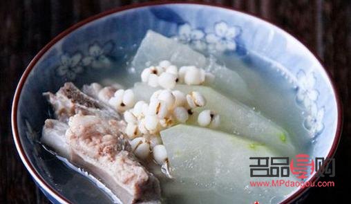 <h3>冬瓜肉末汤的美容功效</h3>