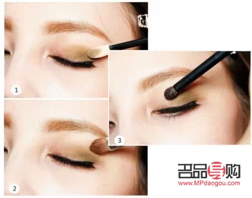 眼影化妆步骤(眼影化妆步骤图解)