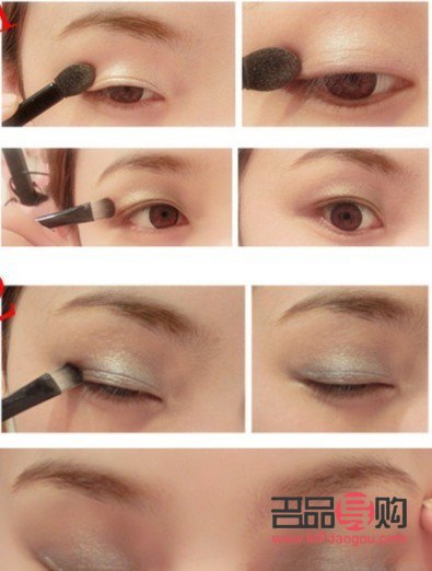 眼影化妆步骤(眼影化妆步骤图解)