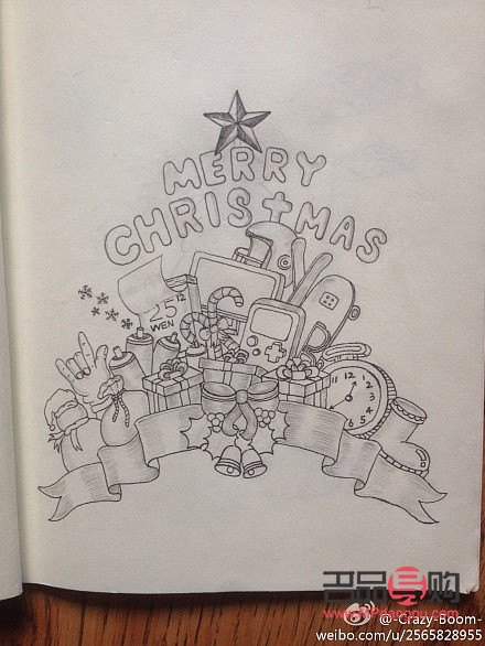 特殊的礼物怎么画好看