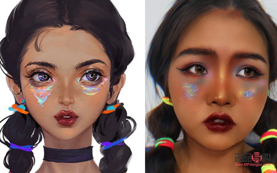 黑皮怎么画彩妆(黑皮怎么画彩妆好看)