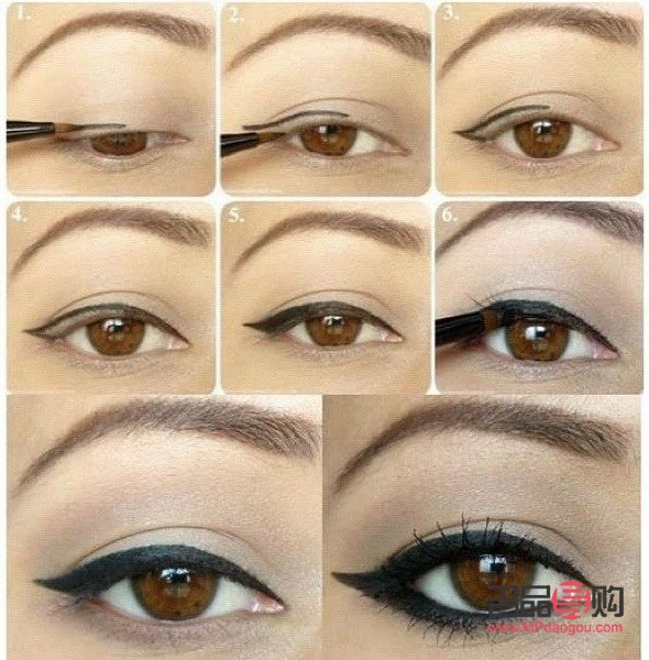 <h3>简单又漂亮的眼妆教程</h3>