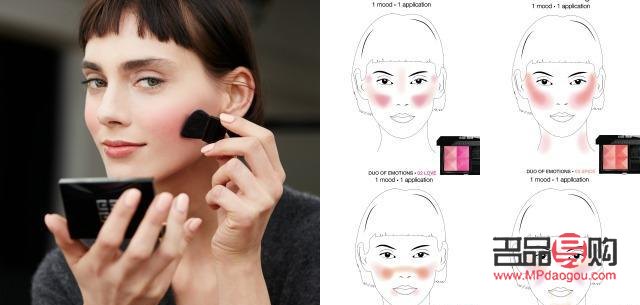 <h3>彩妆怎么画腮红</h3>