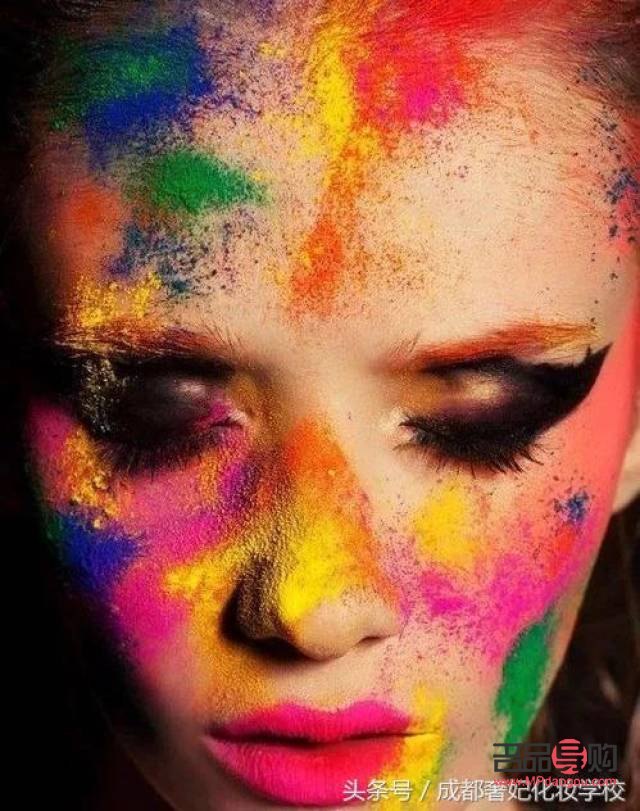 五彩妆怎么化(五彩妆怎么化妆好看)