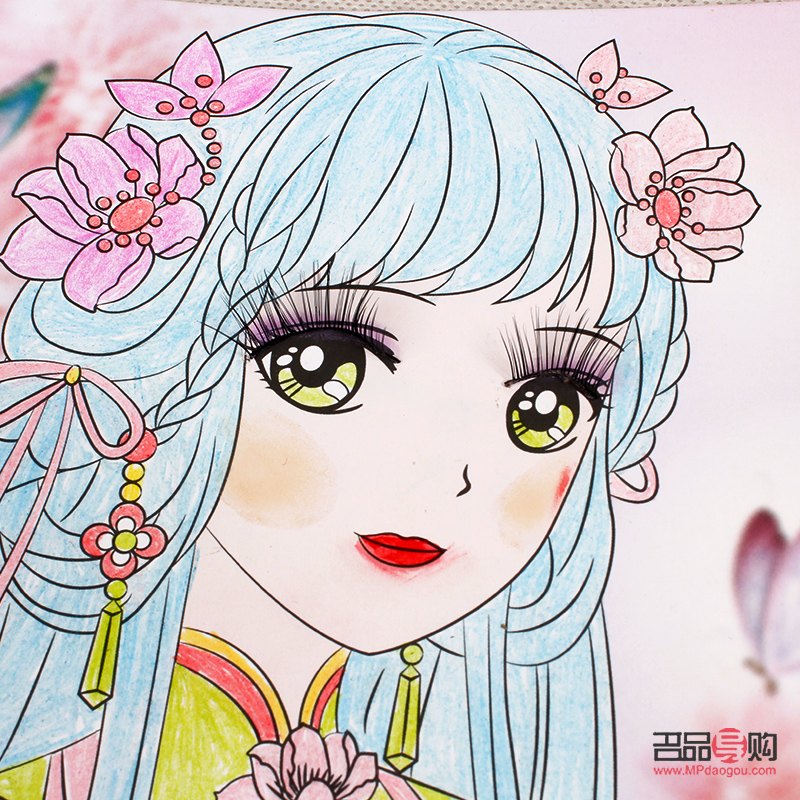 彩妆涂色书怎么玩(彩妆涂色本)