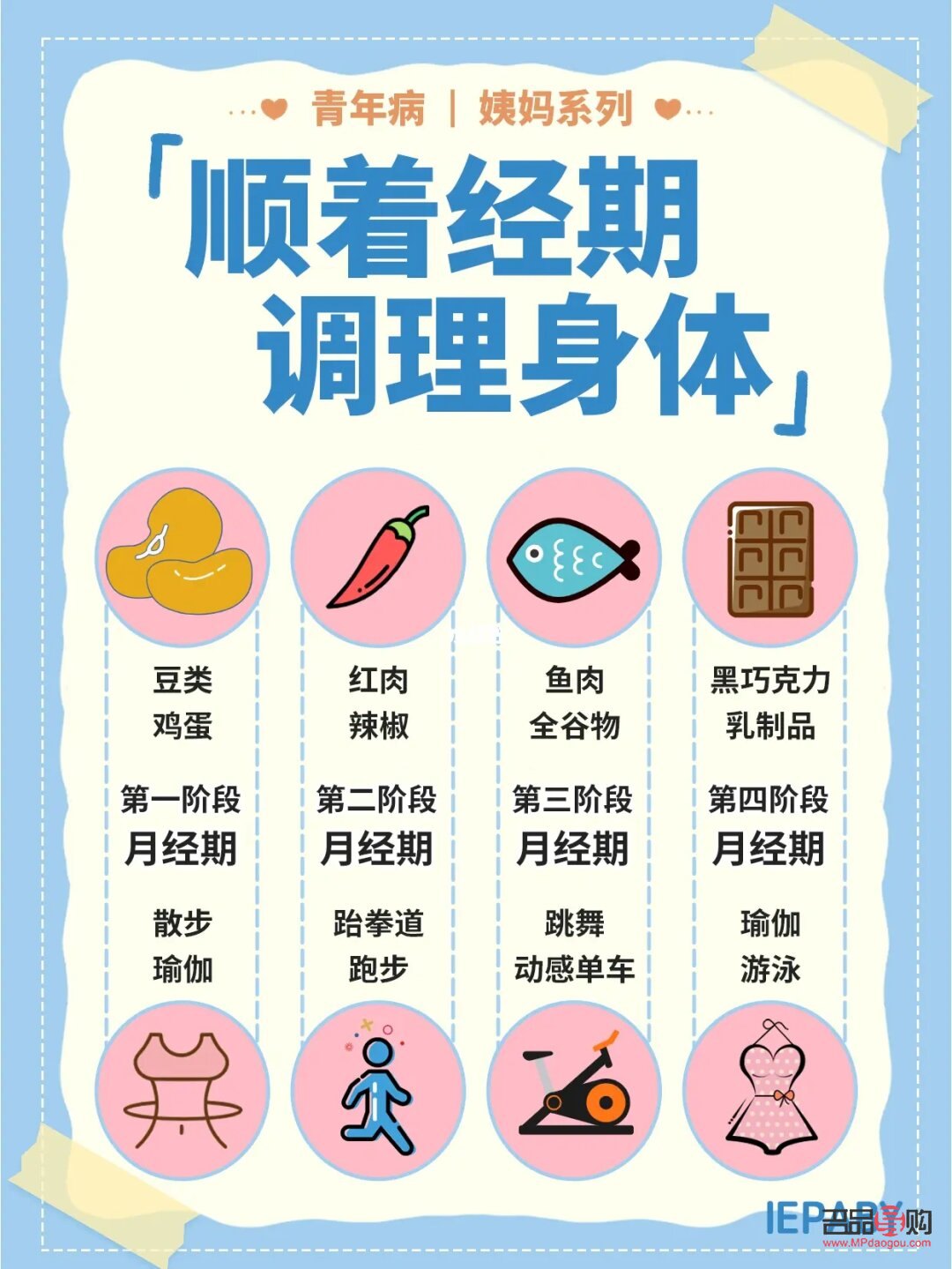 <h3>经期做哪些身体护理好</h3>