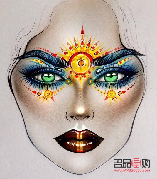 异域彩妆怎么画(异域彩妆怎么画好看)