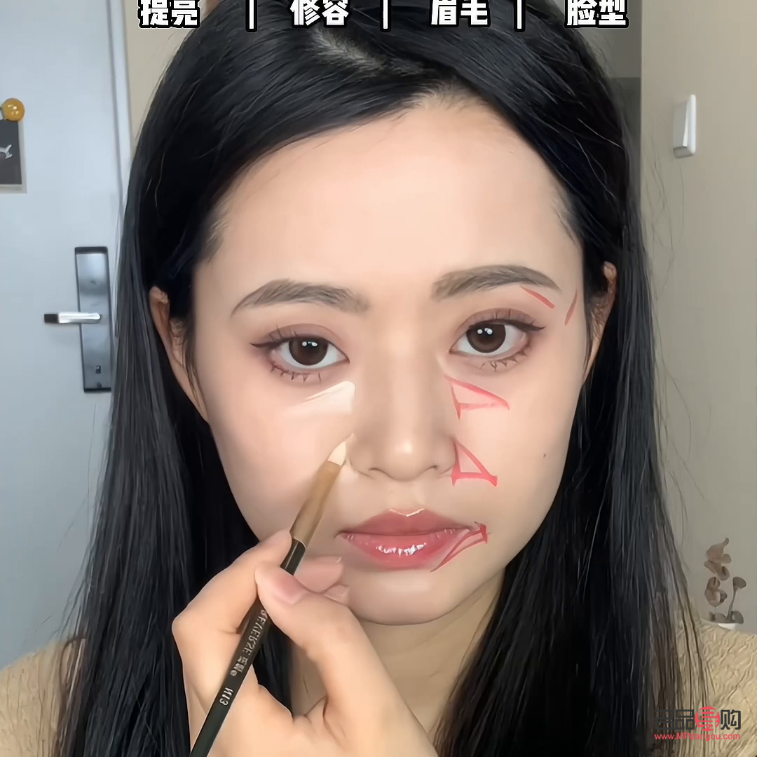 鼻子怎么画彩妆(鼻子怎么画彩妆图片)