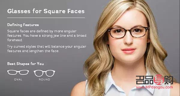 方脸适合的眼镜图片大全