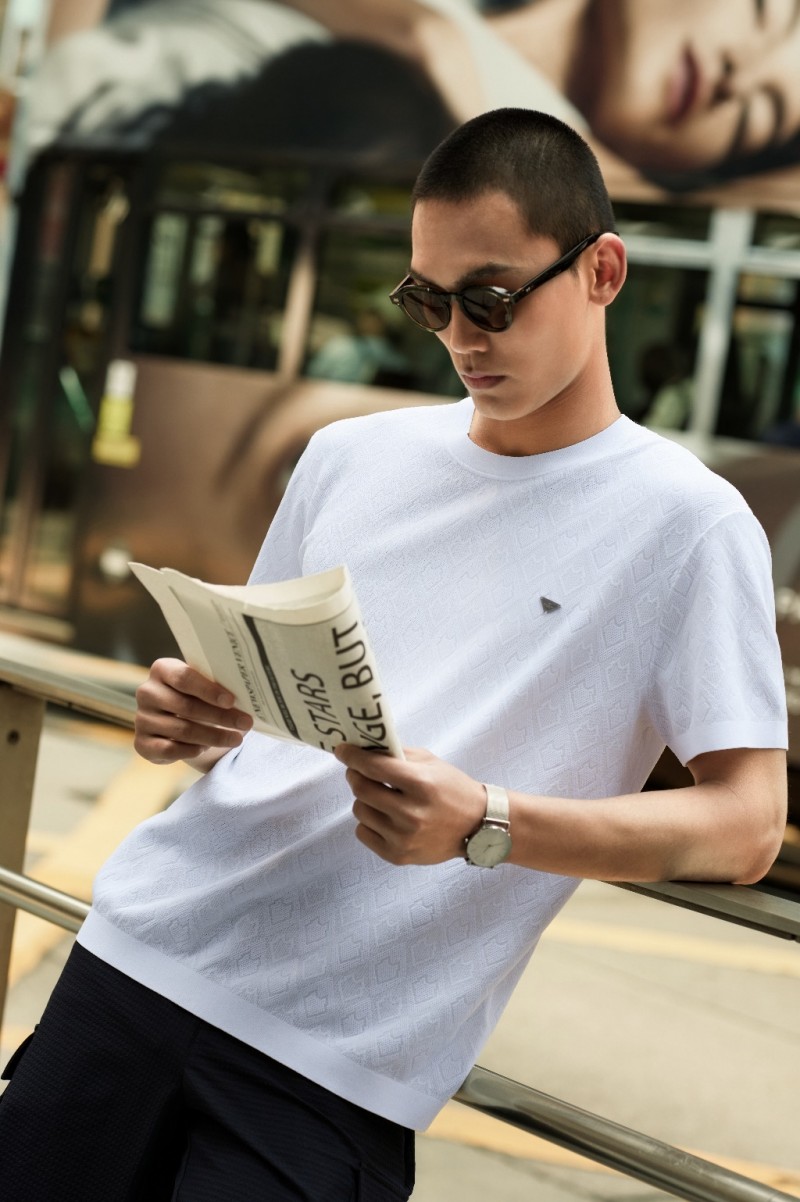 七匹狼T恤细节展示