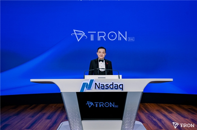 孙宇晨现身TRON. Inc.更名敲钟仪式，TRX储备策略开启加密资产新纪元