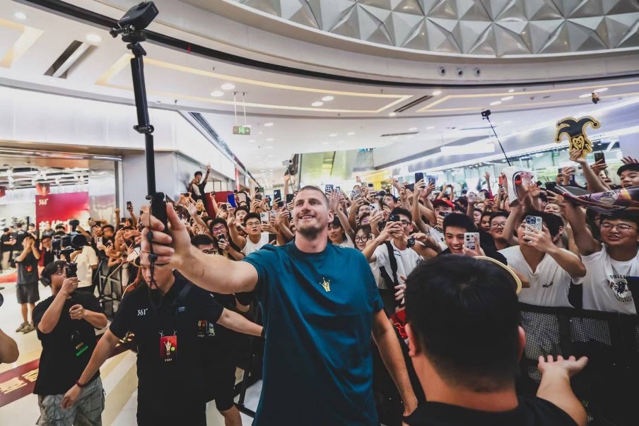 约基奇中国行精彩瞬间