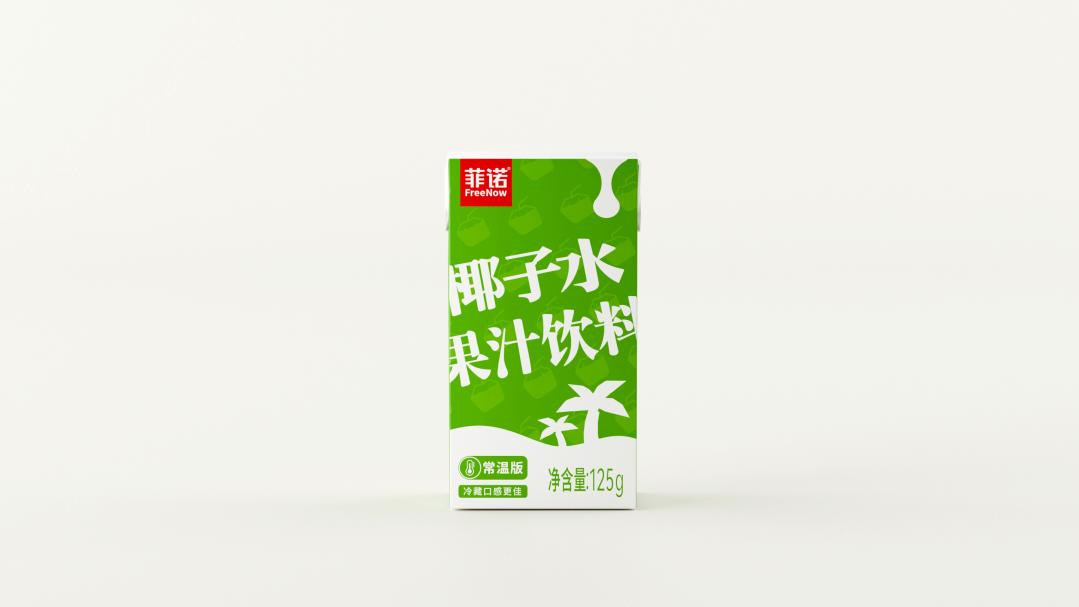 菲诺椰子水果汁饮料包装展示