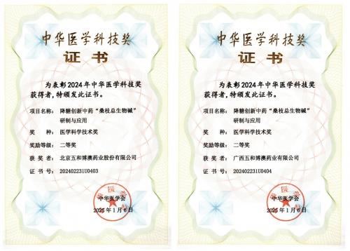 重磅！桑枝总生物碱荣耀登榜《中华医学会信息导报》 中华医学科技奖专栏