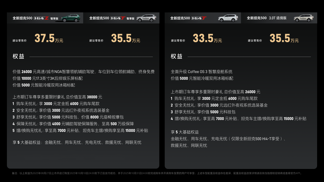 再续千年“中国智慧” 全新坦克500都江堰上市 起售价33.5万元