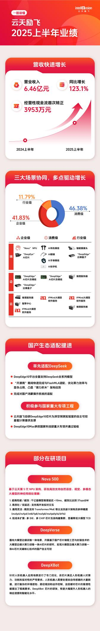云天励飞2025H1营收同比增长123%，芯片商业化和生态适配提速