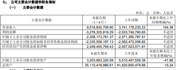 “双品牌”战略成效显著，北汽新能源上半年营收增长154.38%