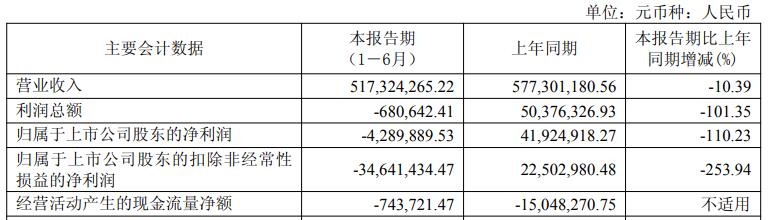 晨光新材上半年转亏 2020年上市募6.05亿国元证券保荐
