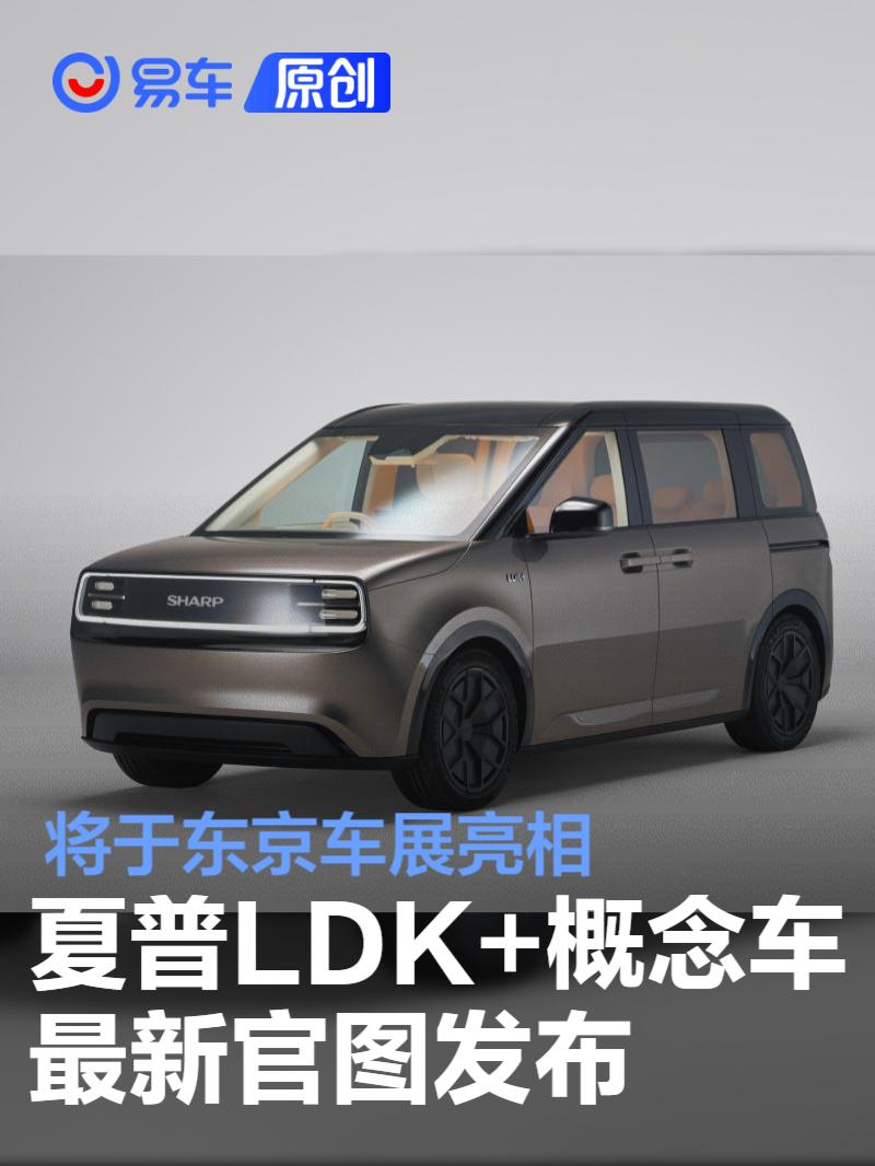夏普LDK+概念车官图发布 将于东京车展亮相