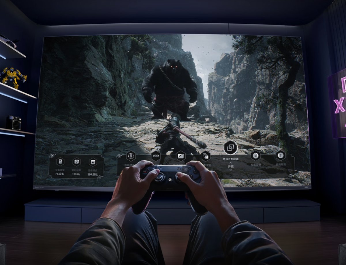什么电视适合玩PS5？海信100寸E7Q/E8Q满级游戏电视