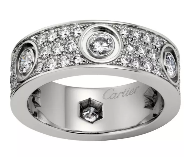 卡地亚经典戒指款式、卡地亚经典戒指价格