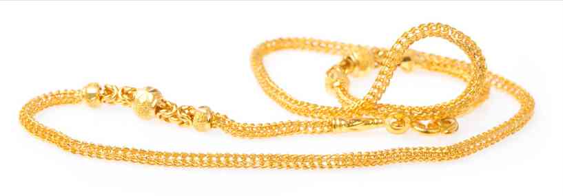 一条女士金项链大概多少克(一条女士项链大概多重)插图1