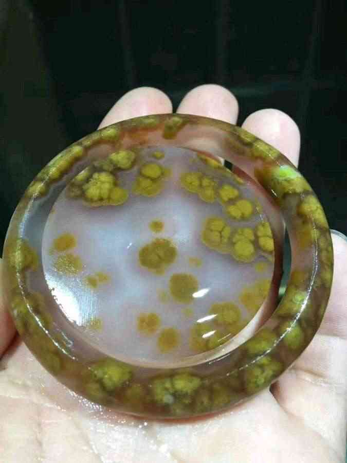 水草玛瑙手镯价格(水草玛瑙手镯价格大概多少钱)插图2