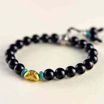 黑曜石手链男士戴哪只手(黑曜石男士戴哪个手)插图8