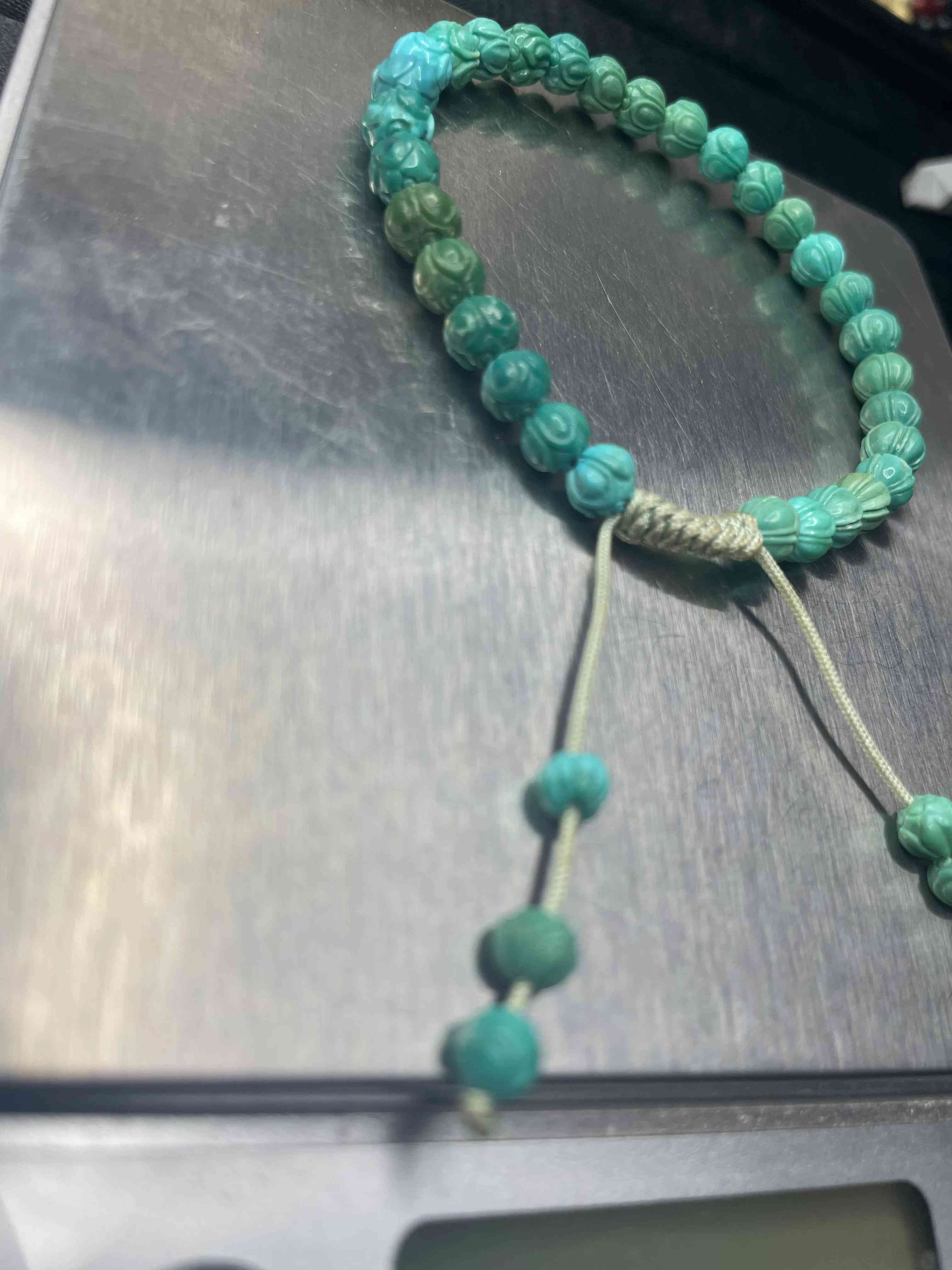 绿松石手链(绿松石项链图片)插图2