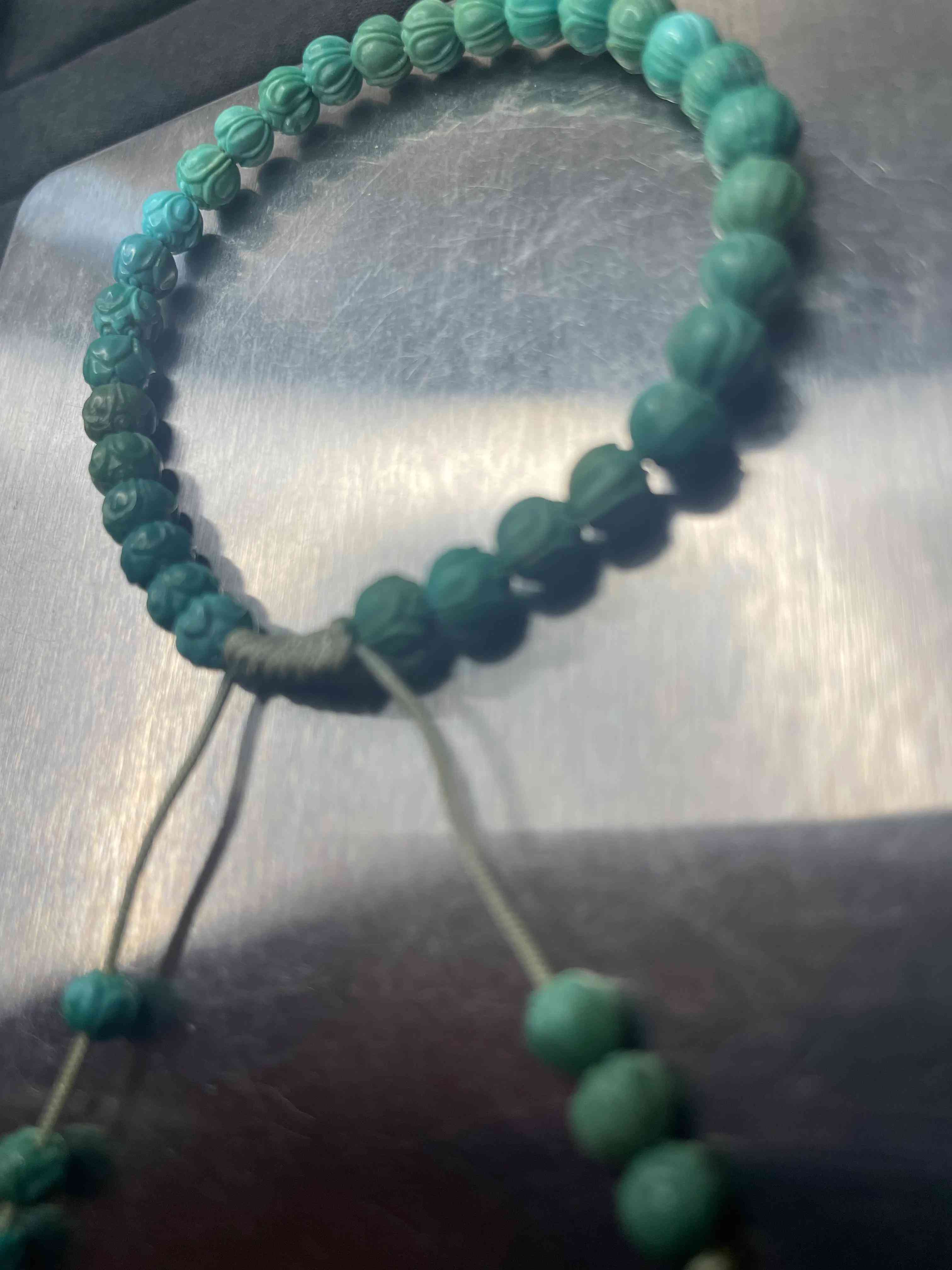 绿松石手链(绿松石项链图片)插图3