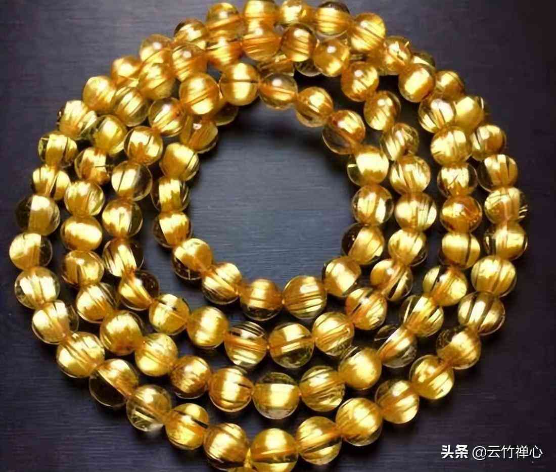 金发晶戴哪只手(金发晶手串价格图片)插图3