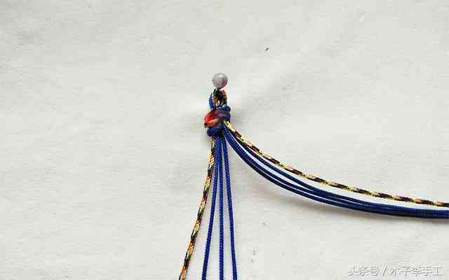 男士手链编织教程(男士手链编织教程 红绳)插图1