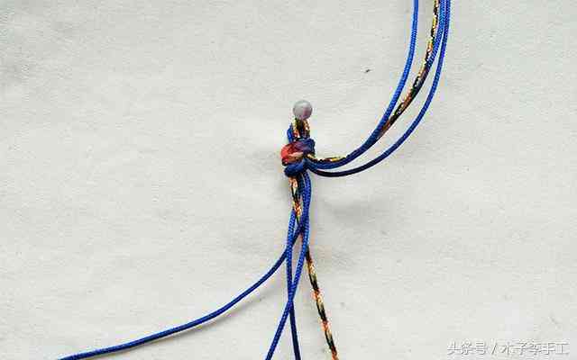 男士手链编织教程(男士手链编织教程 红绳)插图5