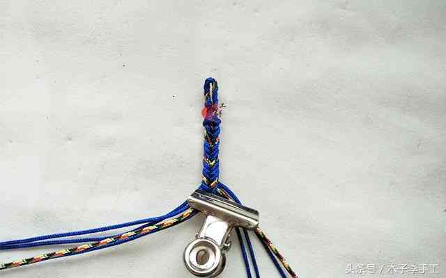 男士手链编织教程(男士手链编织教程 红绳)插图10