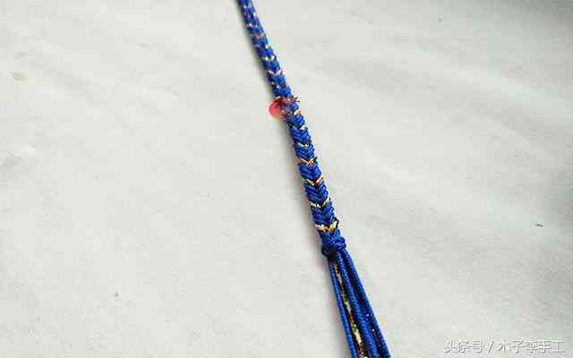 男士手链编织教程(男士手链编织教程 红绳)插图11