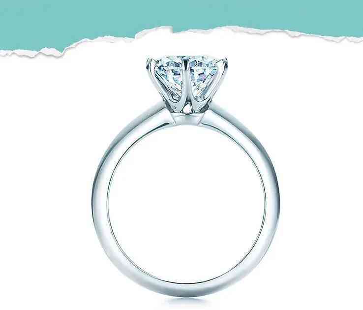 蒂芙尼钻戒经典款六爪(蒂芙尼经典六爪钻戒)插图1